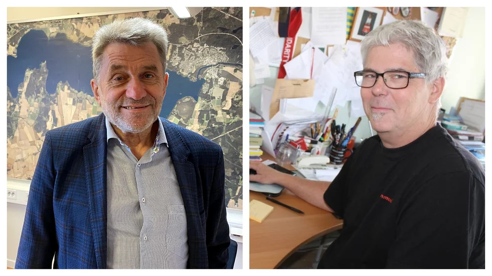 Bengt-Åke Karlsson (C) och Thomas Björk (S).