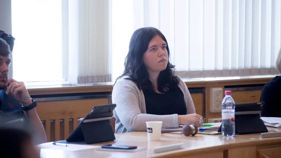 Till hösten blir Louise Mörk, barn- och utbildningsnämndens ordförande, föräldraledig fram till mitten av mars. (arkivbild)