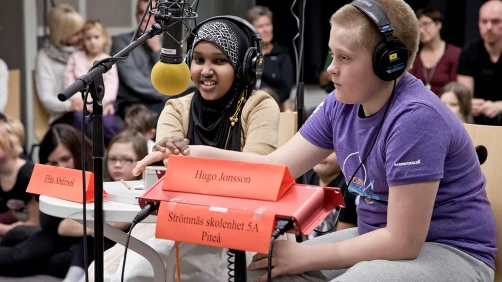 I går tog äventyret slut för Ebla Abdirisak och Hugo Jonsson från Strömnässkolan i Piteå, som dock kan fortsätta kalla sig länsbäst i Vi i femman.