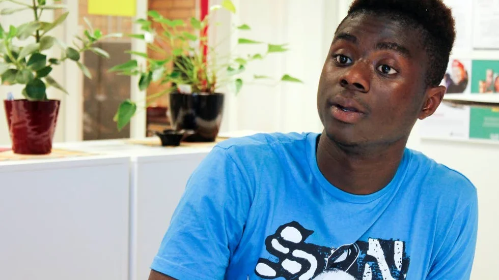 Fick hjälp. Hamza Marrah Kamara kommer ursprungligen från Sierra Leone. Han tog kontakt med Portalen då han ville förändra sitt liv.