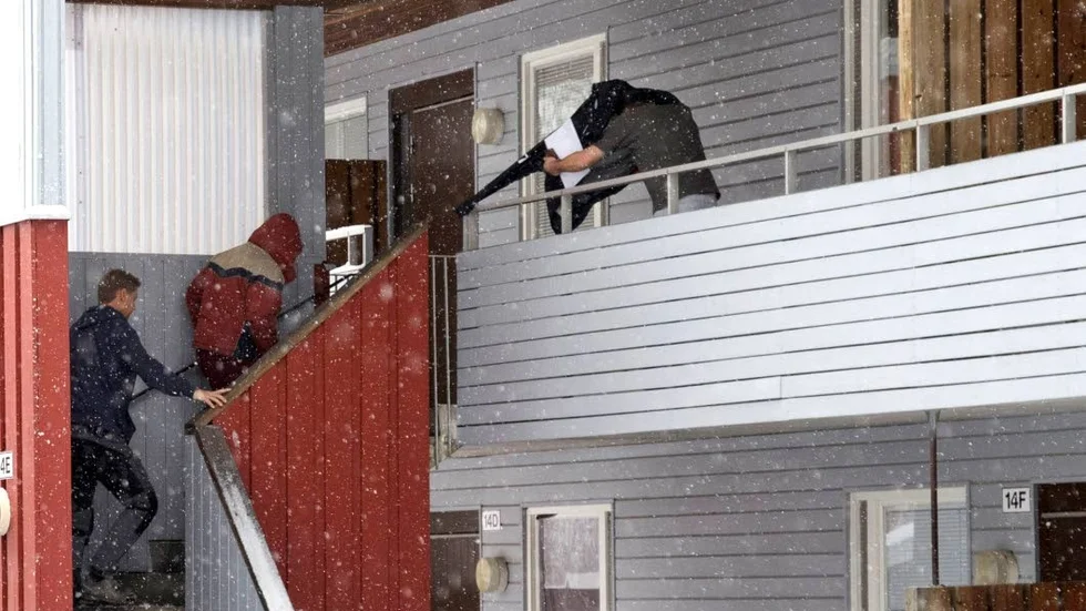 Det var vid det här asylboendet i Boliden som mannen greps i torsdags. Han är nu släppt och misstankarna mot honom är avskrivna, enligt Åklagarmyndigheten.