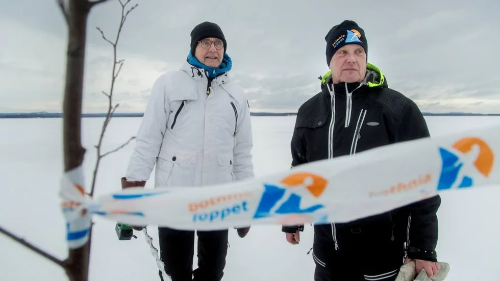 ARRANGERAR. Hans Hansson och Tomas Lindkvist är med och arrangerar Bothnialoppet som har ny bansträckning. (Arkivbild)