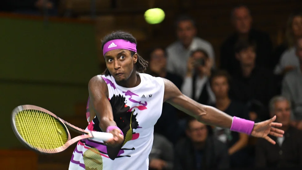 Mikael Ymer är klar för kvartsfinal i Stockholm Open. Arkivbild.