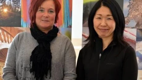 JAPAN NÄSTA. Visit Gellivare Laplands turistsatsning på Japan får vd:n Maria Wallgren att besöka fyra japanska städer i vår tillsammans med medarbetarna Saeko Nyberg, th, och Anna Johansson, ej med på bild. "Redan nästa vinter hoppas vi se resultatet av vår markandsföring", säger Maria Wallgren.