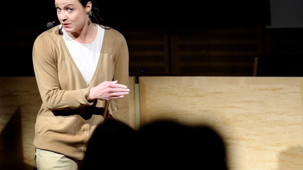 Självklart val. Charlotte Lindmark, här i rollen som Pessimisten, vet bestämt vilket evenemang som tilltalar henne mest.