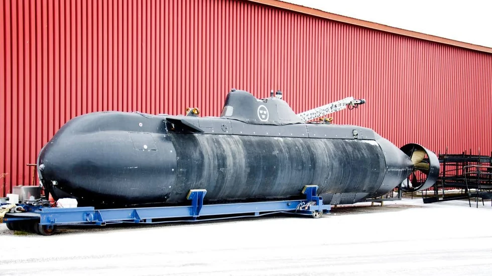 Kritik. Mini ubåten Spiggen ligger ett år efter att den mottagits av försvaret fortfarande på förvar hos kommunen.