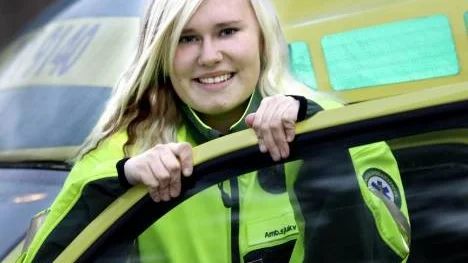 Ambulanssjukvårdare är drömmjobbet för luciakandidaten Jennifer Bergström, som studerar på Strömbackaskolans omvårdnadsprogram.