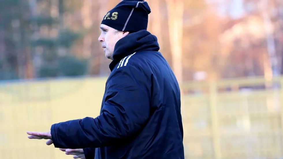 Förväntasfull. Torbjörn Johansson önskar nog att den ny mattan lagts ut när han själv var aktiv fotbollsspelare.