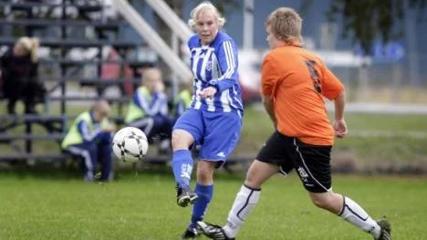 Jenny Bladh visade vägen (mot division 3?) när hon gav Öjebyn ledningen mot Storfors 2. (arkivbild)