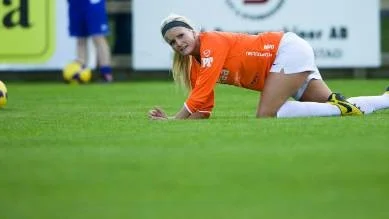 Kaylyn Kyle har bara en match kvar att spela med Piteå innan hon åker tillbaka till Kanada. "Jag kommer aldrig att glömma den här tiden. Jag har lärt mig massor", säger hon. (Arkivbild)