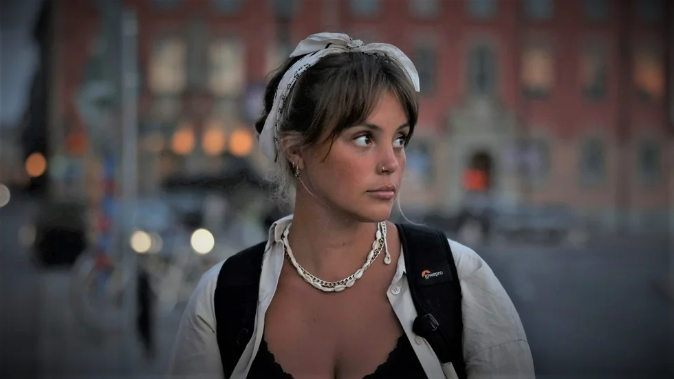 Felicia Engqvist från Östuna i Knivsta, deltar i Uppsala kortfilmfestival med sin film "Tala om".