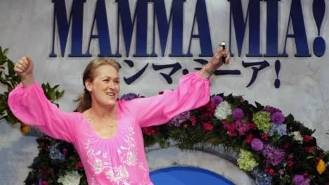 Meryl Streep drog ett stort lass i "Mamma mia".