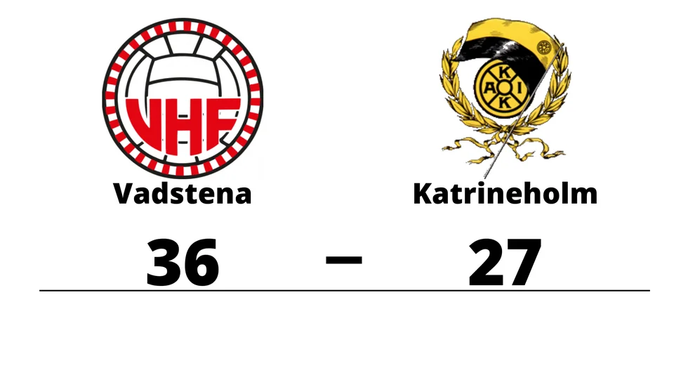 Vadstena HF vann mot Katrineholms AIK