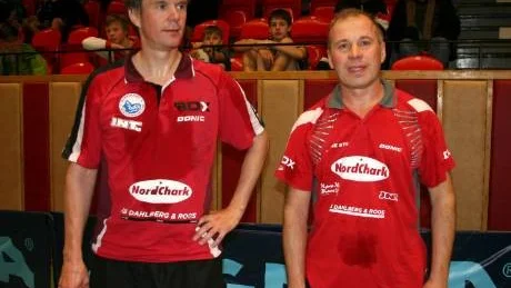 BÄST. Kebnerundans segerfavorit, Mats Lindmark (till vänster), räckte inte till mot klubbkompisen Igor Krohin.