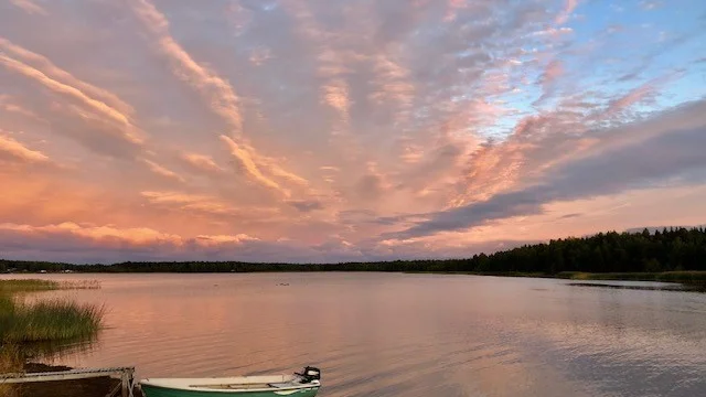 Kväll på Hamnholmen.