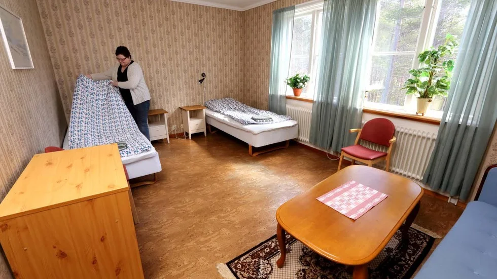Trängre. De asylsökande i Koler måste bo på tre kvadratmeter boendeyta vardera under en så kallad "förtätningsperiod". (Arkivbild)