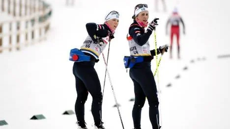 Charlotte Kalla och Anna Haag.