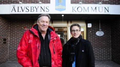 Kommunalrådet Bill Nillsson träffade Trafikverkets Daniel Rova på ett intressant möte. "Vi får resonera om problematiken och utveckla samtalet", säger Bill Nilsson om att fysiskt träffa personer från Trafikverket.