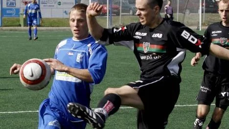 Christofer Fahlman, Storfors AIK, var tillbaka på planen efter skadan i matchen mot Sävast.