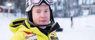 OS-åkaren körde ur – skadade foten