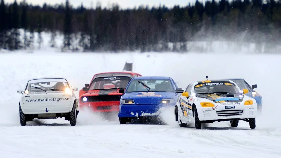 FULL GAS. Tommy Carlström, NMS Boden, körde så det rykte.