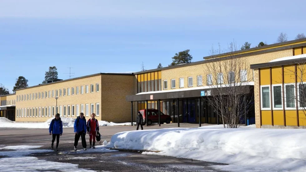 Välkommaskolan. Olyckshändelsen inträffade under torsdagsförmiddagen.
