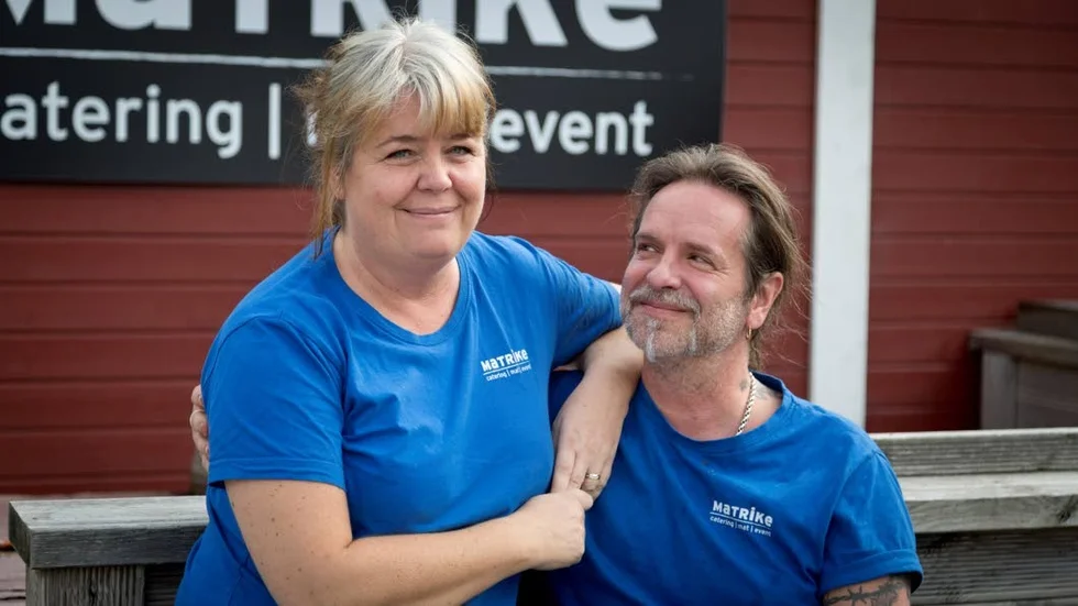 Matrike, som huserat i de lokaler som Gutegrillen tidigare låg, går i konkurs. Här är bild på ägarna Ulrika och Anders Fernström.