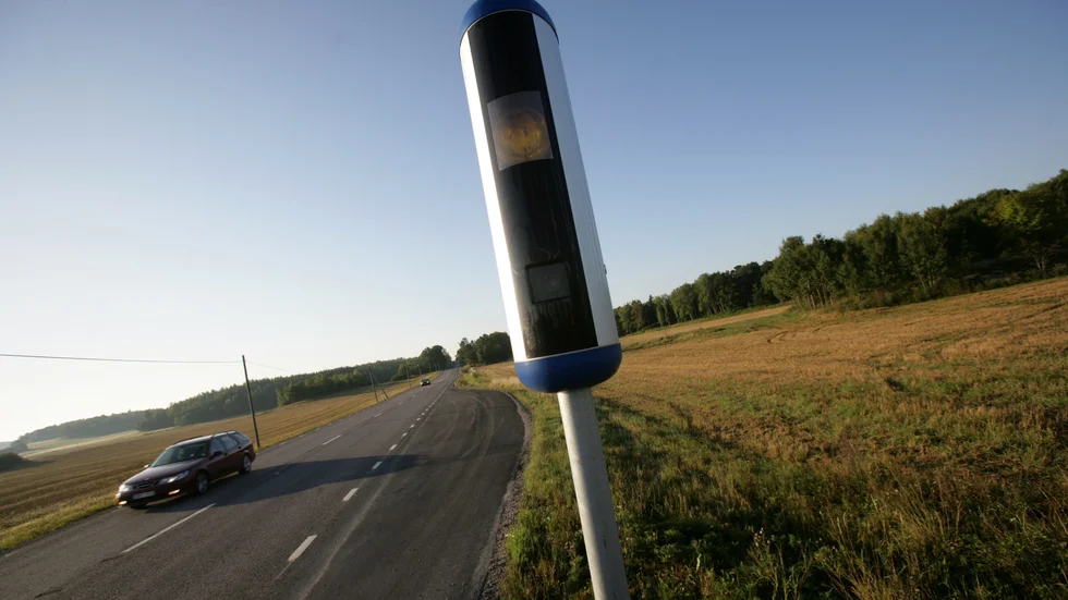 Kvinnan överskred hastigheten på 80-väg med 34 kilometer i timmen. Bilden visar inte det tillfälle då hon ertappades.