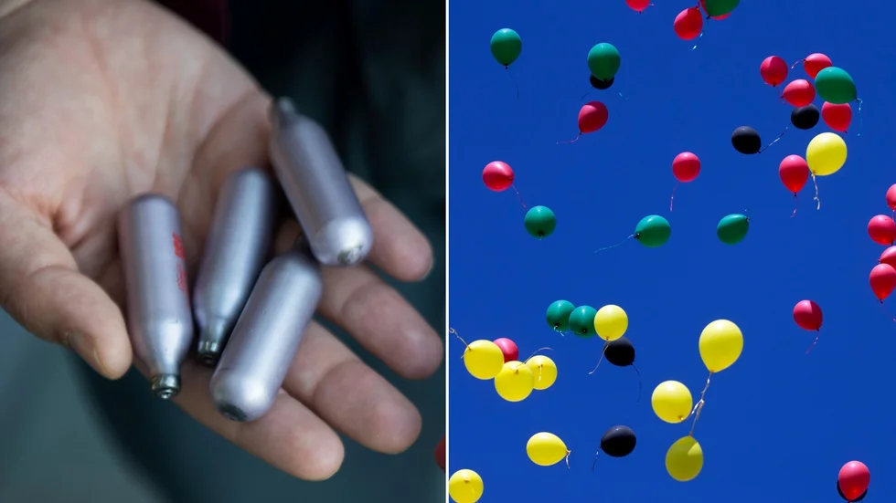 Hittar man sådana här patroner och kanske även ballonger hos tonåringen kan det vara risk för att lustgas används som berusningsmedel. 