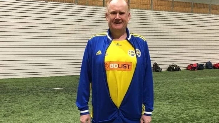 Motalakillen Mats Johansson är redo för nya landslagsuppdrag i gåfotboll. Nu ska han spela EM-slutspel i Marseille 2-4 juni.