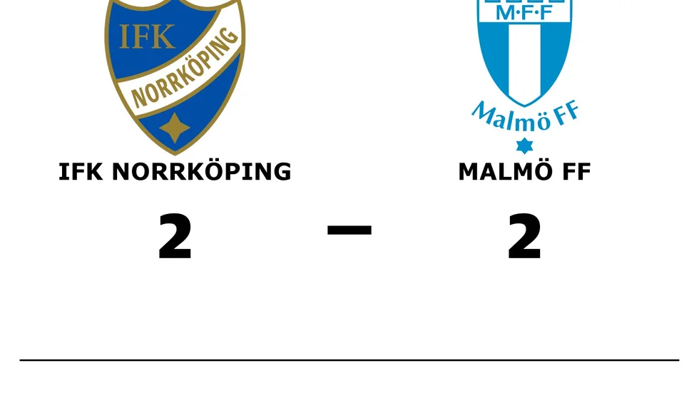IFK Norrköping FK spelade lika mot Malmö FF