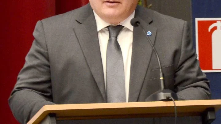 Ordförande. SD:s Eric Palmqvist är en av Norrbottens representanter till Landsdagarna i Norrköping.