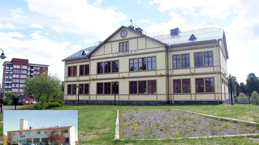 Epok. "När man river huset så går en epok i graven hur ett gammalt Ungdomens hus (lilla bilden)  har sett ut med den typen av verksamhet. Fritidskonsulenterna funderar på att bredda verksamheten. Meningen är att det ska bli ett stort koncept av Ungdomens hus, som kan förläggas på olika platser, men att det ska finnas ett huvudcentrum", säger Göran Ahlman (M). Oppositionen äri nuläget inte beredda att förkasta Centralskolan som basen för den nya ungdomsgården.