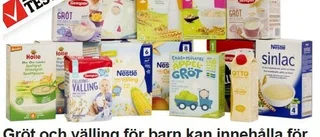 Testfakta: För mycket tungmetaller i barnmat