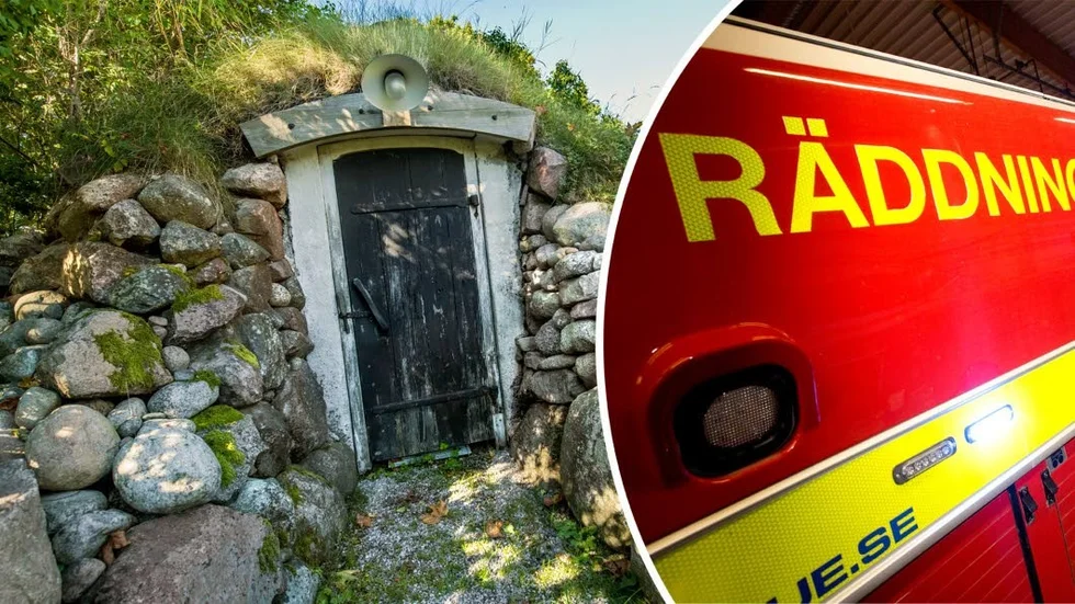 Bilden visar inte den inrasade jordkällaren i Hejde.