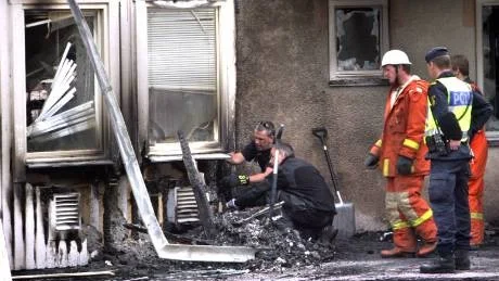 BRUNNEN SKOLA. Natten mellan 16 och 17 maj brann Garda skola ned till grunden. Fyra unga pojkar har dömts för att ha varit med och orsakat branden.foto: tommy söderlund/arkiv