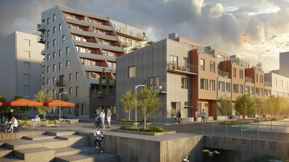 HSB.S bostadsrätter i Inre hamnen börjar byggas...