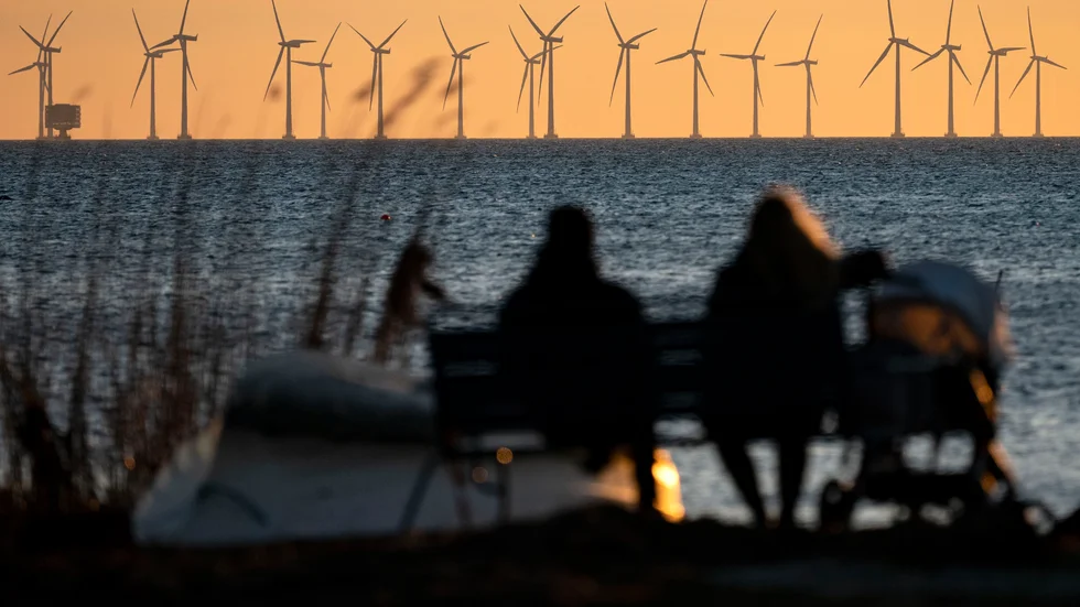 Sveriges största havsbaserade vindkraftspark, vilken återfinns i Öresund. 