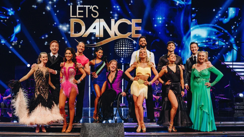 "Let's dance" bjöd på 90-talstema och en duell mellan två kända pojk- respektive flickband. Pressbild.