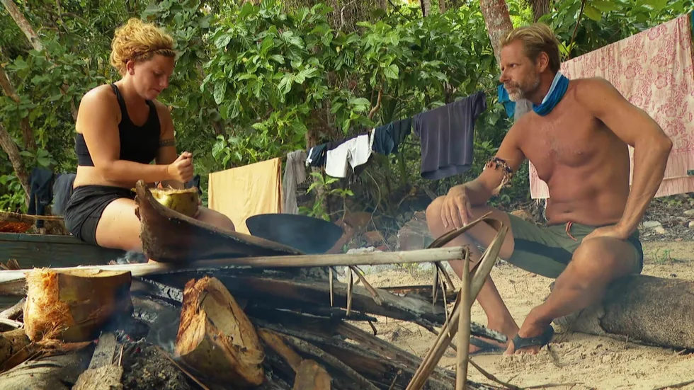 Linn Lund och Mattias Pettersson hittade varandra direkt och spelade tillsammans hela vägen.