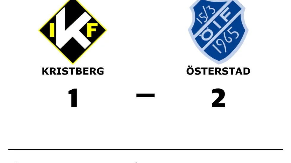 Kristbergs IF förlorade mot Österstads IF