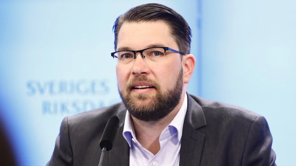Sverigedemokraternas partiledare Jimmie Åkesson. Arkivbild.