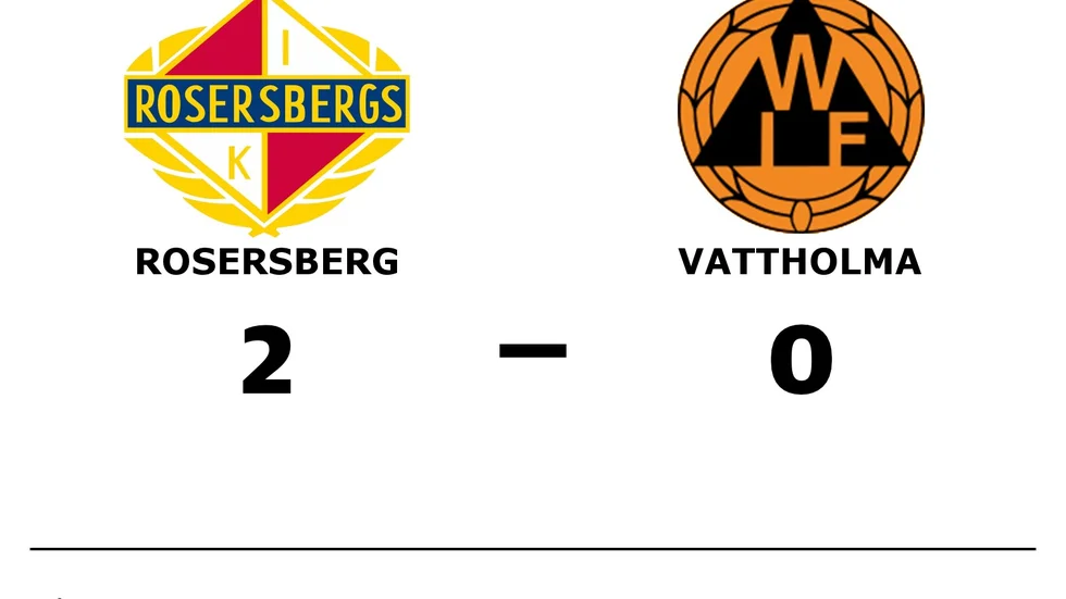 Rosersbergs IK vann mot Vattholma IF