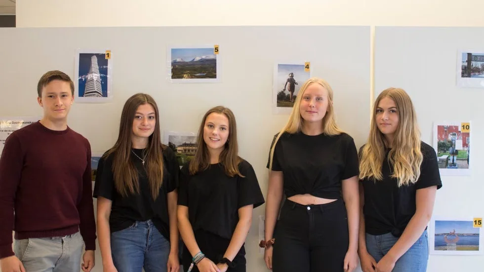 Några av Sörmlands ANDTS-ambassadörer samlades på torsdagen i Katrineholm. På bilden från vänster: Antonio Hernandez, Isabelle Nygren, Elektra Hallberg, Ebba Bennich och Frida Odermatt.