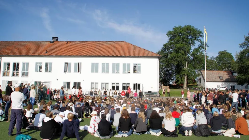 Stölden från Gripsholmsskolan upptäcktes kort före terminsstarten.
