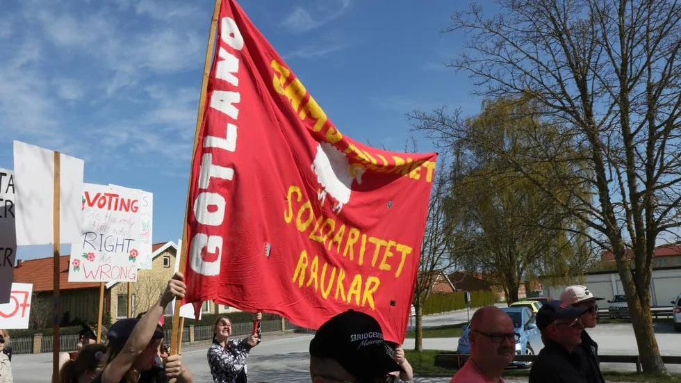 Solidaritet Raukar. Borgerligheten går i taket när fackföreningarna bidrar till arbetarrörelsens politiska gren ekonomiskt. I arbetarrörelsen kallas det solidaritet. ?Foto Bertil Virgin/arkiv