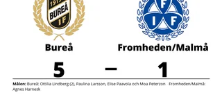 Ottilia Lindberg gjorde två mål när Bureå vann