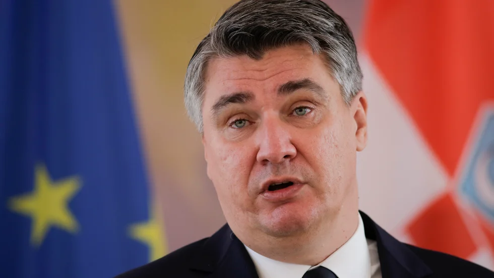Zoran Milanovic, Kroatiens president. Arkivbild.