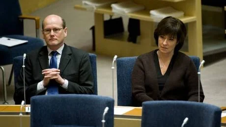 Ihåliga argument. Thomas Östros och Mona Sahlins strategi har slagit fel. Foto: Pontus Lundahl/SCANPIX