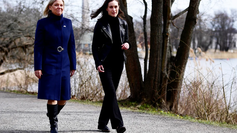 Både Sverige och Finland tycks vara på gång in i Nato. När de båda statsministrarna Magdalena Andersson och Sanna Marin möttes avhandlades bland annat Nato-frågan.